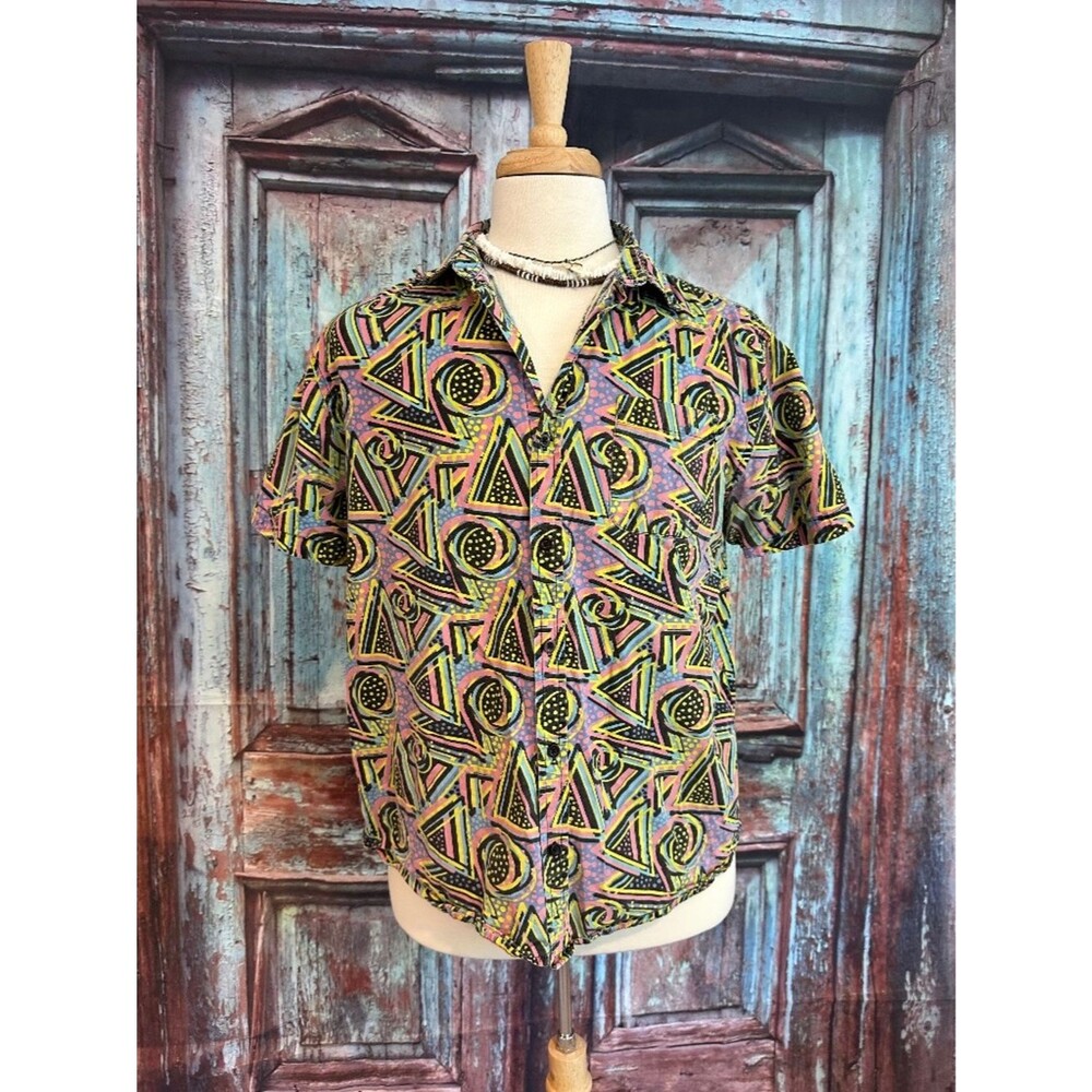 Massive 80's y2K Vintage Hawaiian Shirt Size large